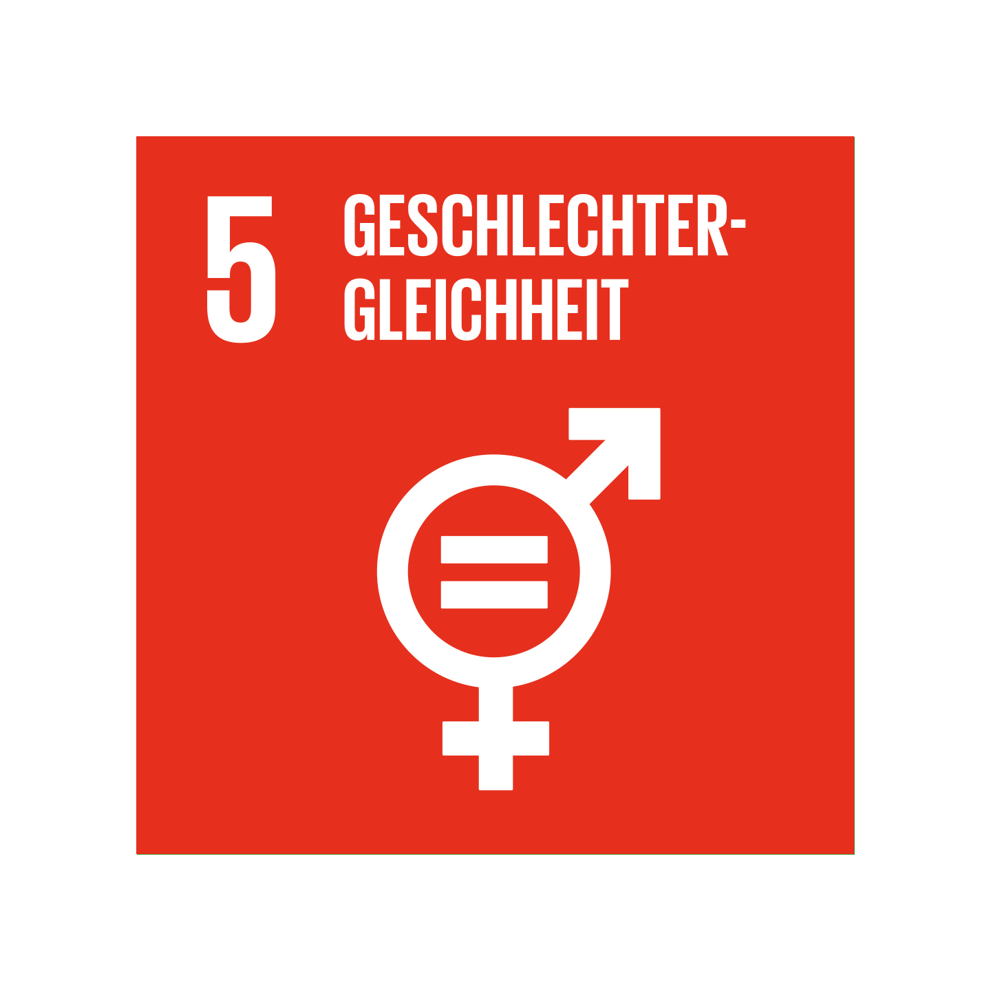 Grafik Nachhaltigkeitsziel Geschlechtergleichheit