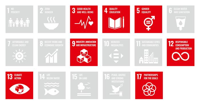 United Nations (UN) Sustainable Development Goals (SDG) of particular relevance to SZKB