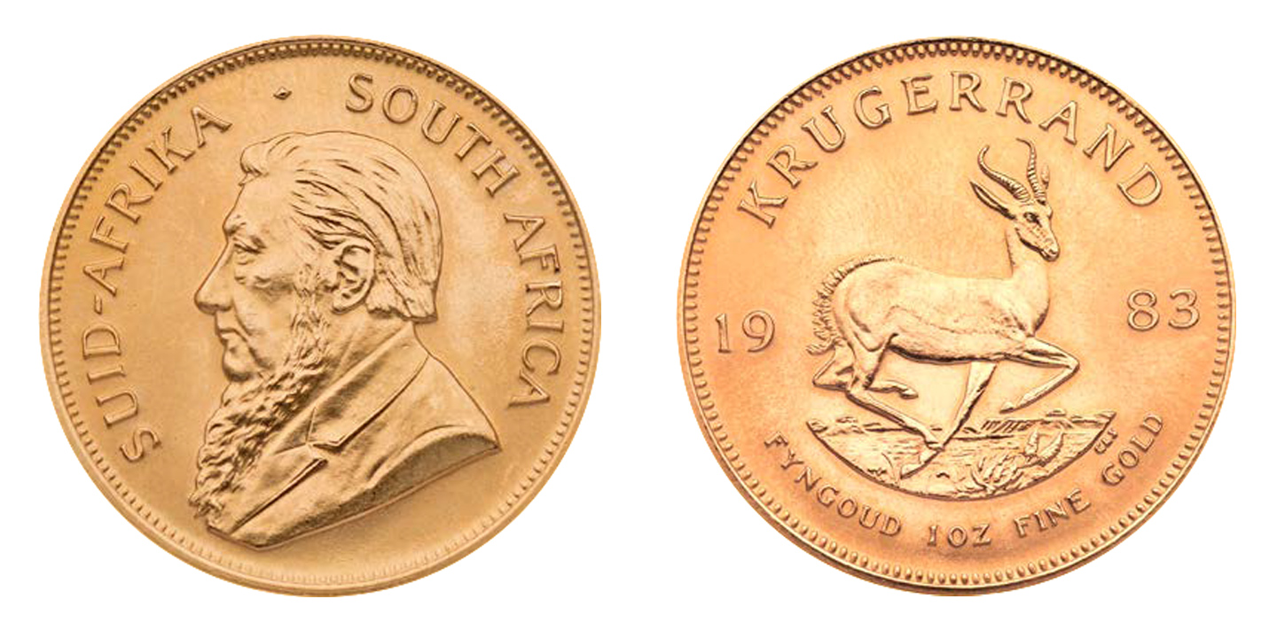 Goldmünze Krügerrand, Südafrika